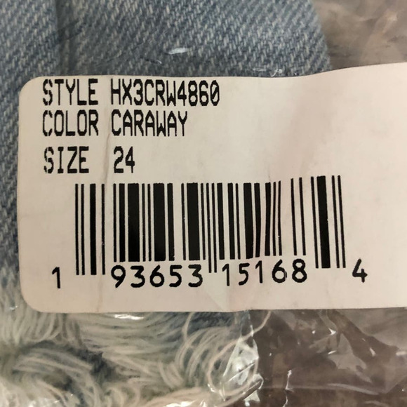 Joe's Jeans The Ozzie Shorts Cut Off Short Distressed Denim Caraway NWT Sz 24 - Picture 7 of 9